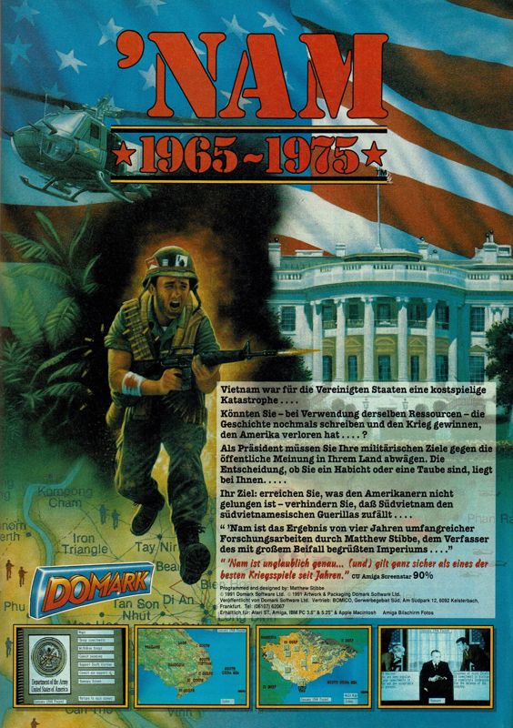 'Nam 1965-1975 Magazine Advertisement (Magazine Advertisements): Power Play (Germany), Issue 04/1991