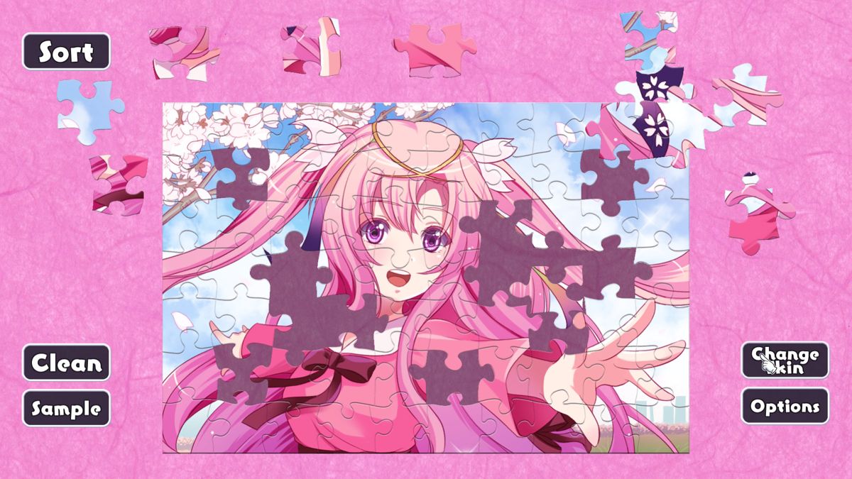 Jigsaw Masterpieces: Kawaii Cute Goddesses Screenshot (Steam)