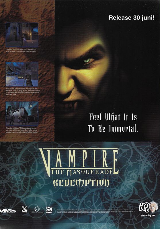 Vampire: The Masquerade - Redemption official promotional image