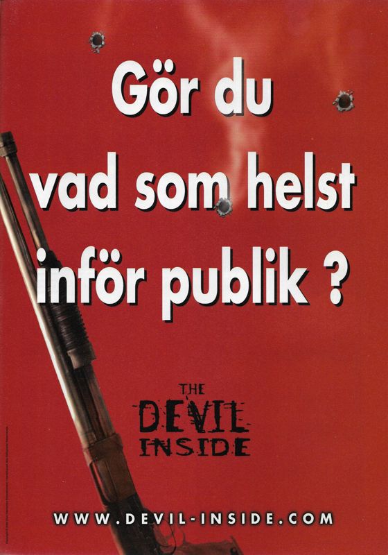 The Devil Inside Magazine Advertisement (Magazine Advertisements): PC Gamer (Sweden), Issue 43 (July 2000)