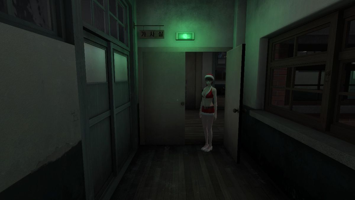 White Day: A Labyrinth Named School - Christmas Costume: Sung-A Kim Screenshot (Steam)