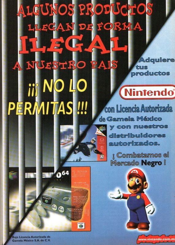 1080° Snowboarding Magazine Advertisement (Magazine Advertisements): Club Nintendo (Editorial Televisa, Mexico), Issue 95 (Year #8, No. 10 - October 1999)