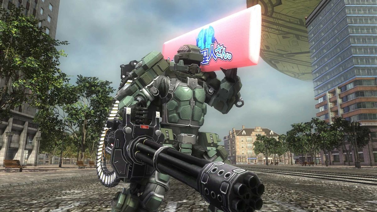 Earth Defense Force 5: Fencer Weapon Happy Body Pillow Screenshot (Steam)