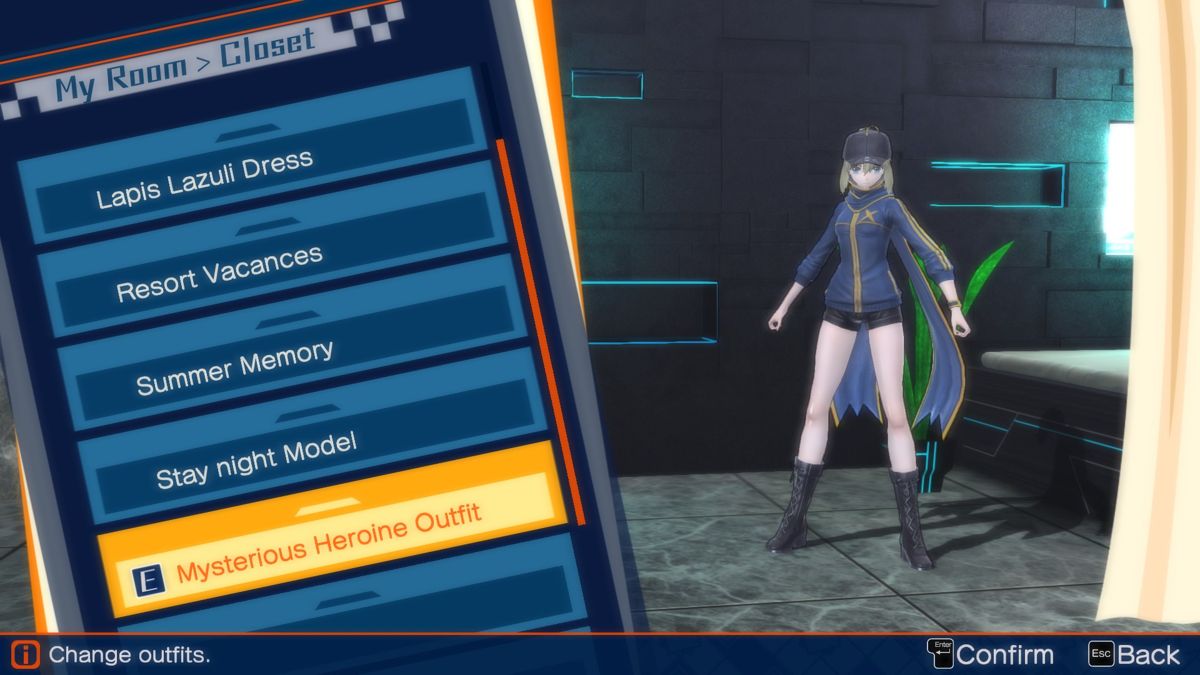 Fate/EXTELLA: The Umbral Star - Mysterious Heroine Outfit Screenshot (Steam)