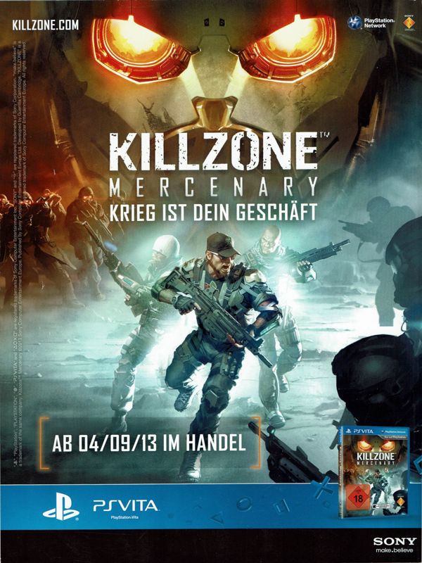 Killzone: Mercenary Magazine Advertisement (Magazine Advertisements): Chip Power Play (Germany), Issue 03/2013