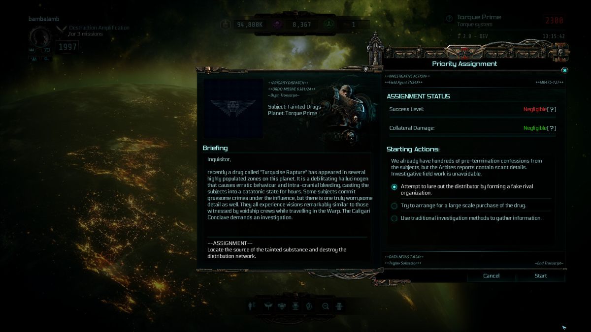 Warhammer 40,000: Inquisitor - Martyr: Poisoned Souls Screenshot (Steam)