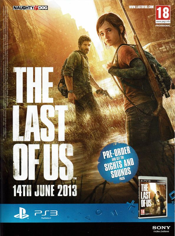 The Last of Us Magazine Advertisement (Magazine Advertisements): Edge (United Kingdom), Issue #254 (May 2013)