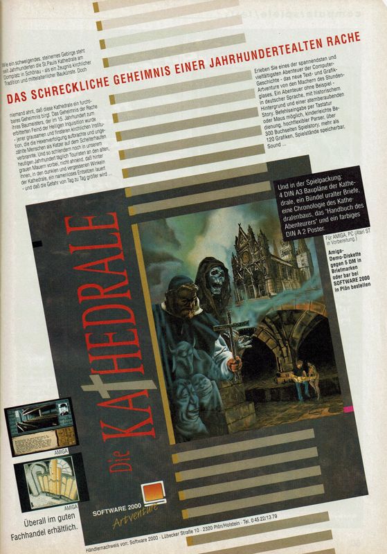 Die Kathedrale Magazine Advertisement (Magazine Advertisements): Power Play (Germany), Issue 10/1991