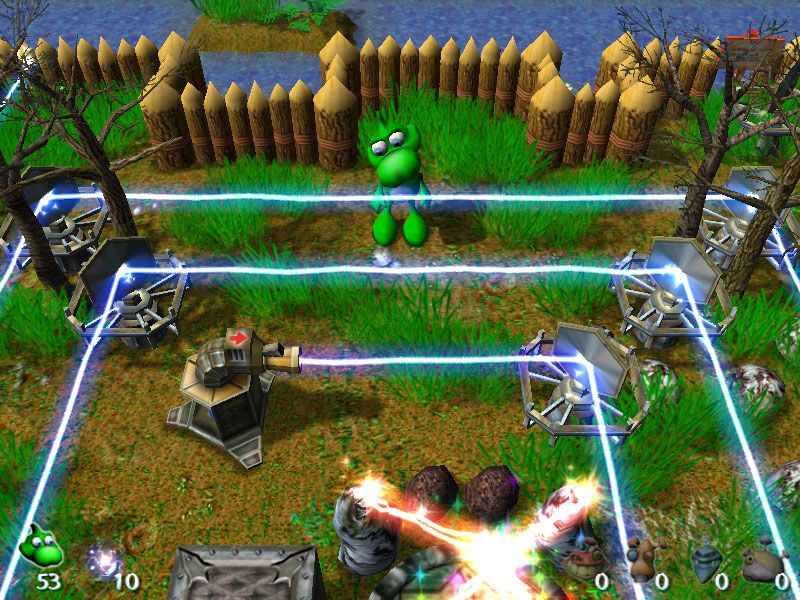 Dino and Aliens Screenshot (Nevosoft)