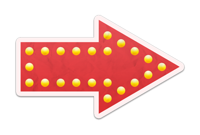 LittleBigPlanet Other (LittleBigPlanet Fansite Kit 2.0): Arrow sticker