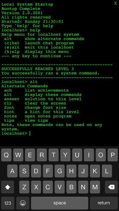Hack Run Zero Screenshot (iTunes Store)