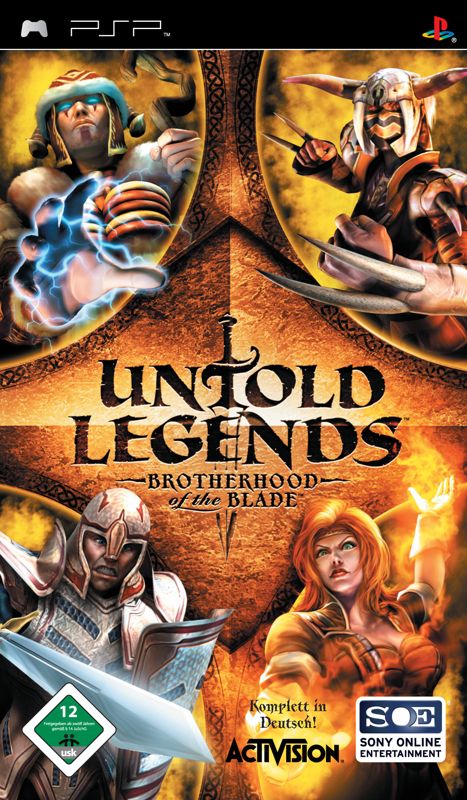 Untold Legends: Brotherhood of the Blade Other (Activision 2005 Press Kit CD): German Cover