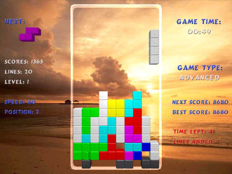 Tetris Arena Screenshot (Official page)