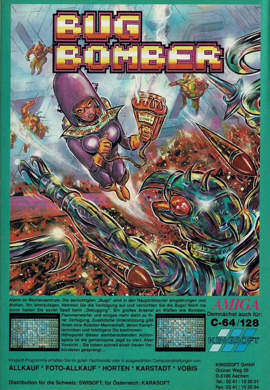Bug Bomber Magazine Advertisement (Magazine Advertisements): Power Play (Germany), Issue 12/1991