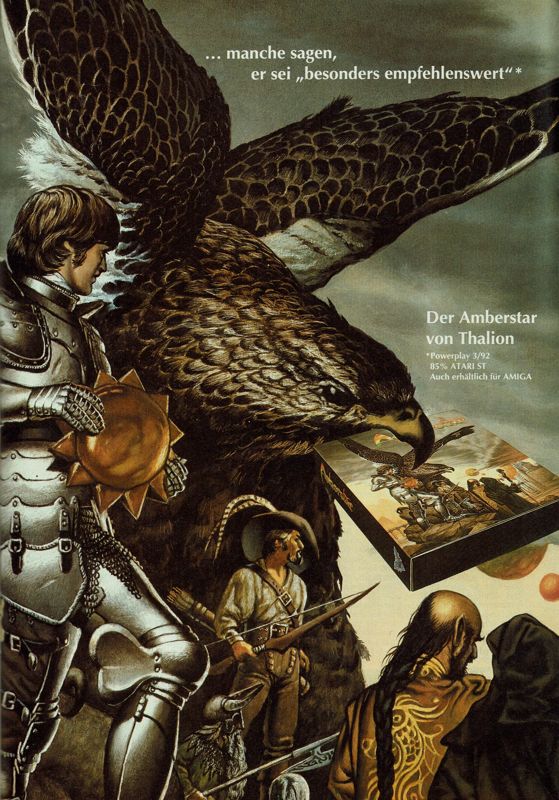 Amberstar Magazine Advertisement (Magazine Advertisements): Power Play (Germany), Issue 04/1992