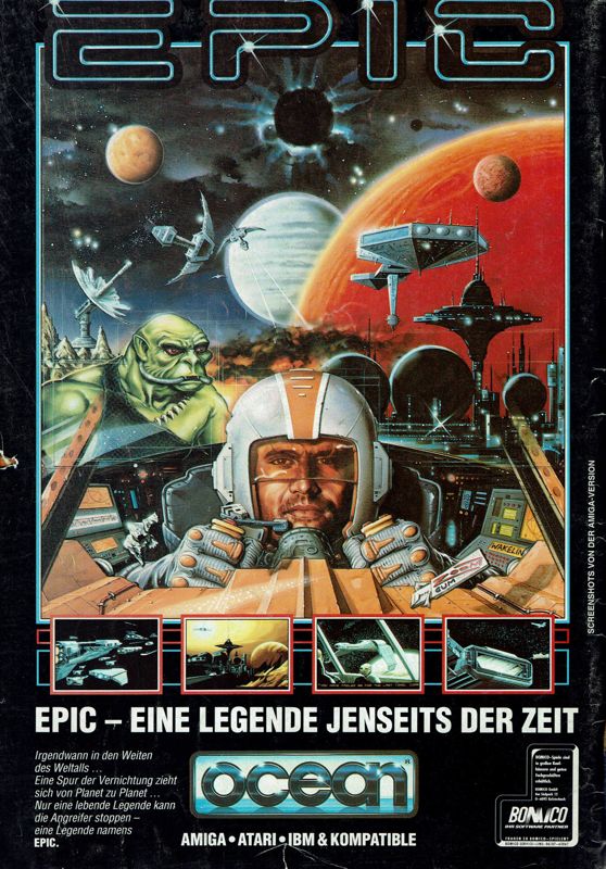 Epic Magazine Advertisement (Magazine Advertisements): Power Play (Germany), Issue 02/1992
