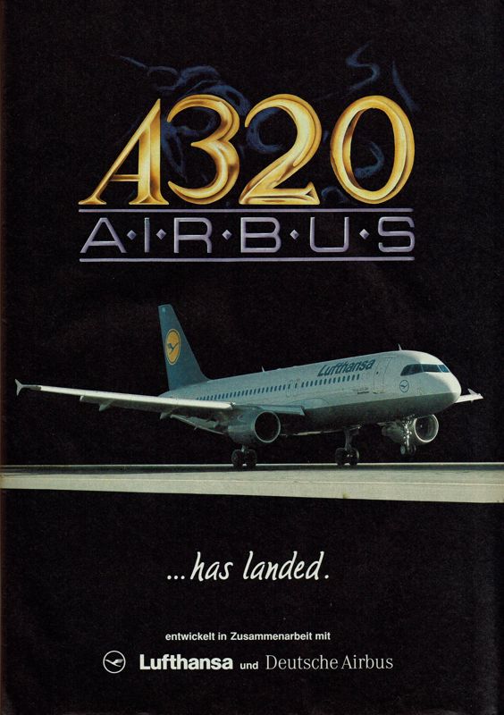 A320 Airbus: Edition Europa Magazine Advertisement (Magazine Advertisements): Power Play (Germany), Issue 03/1992