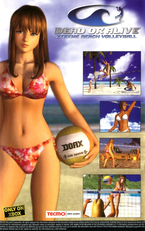 Dead or Alive: Xtreme Beach Volleyball official promotional image