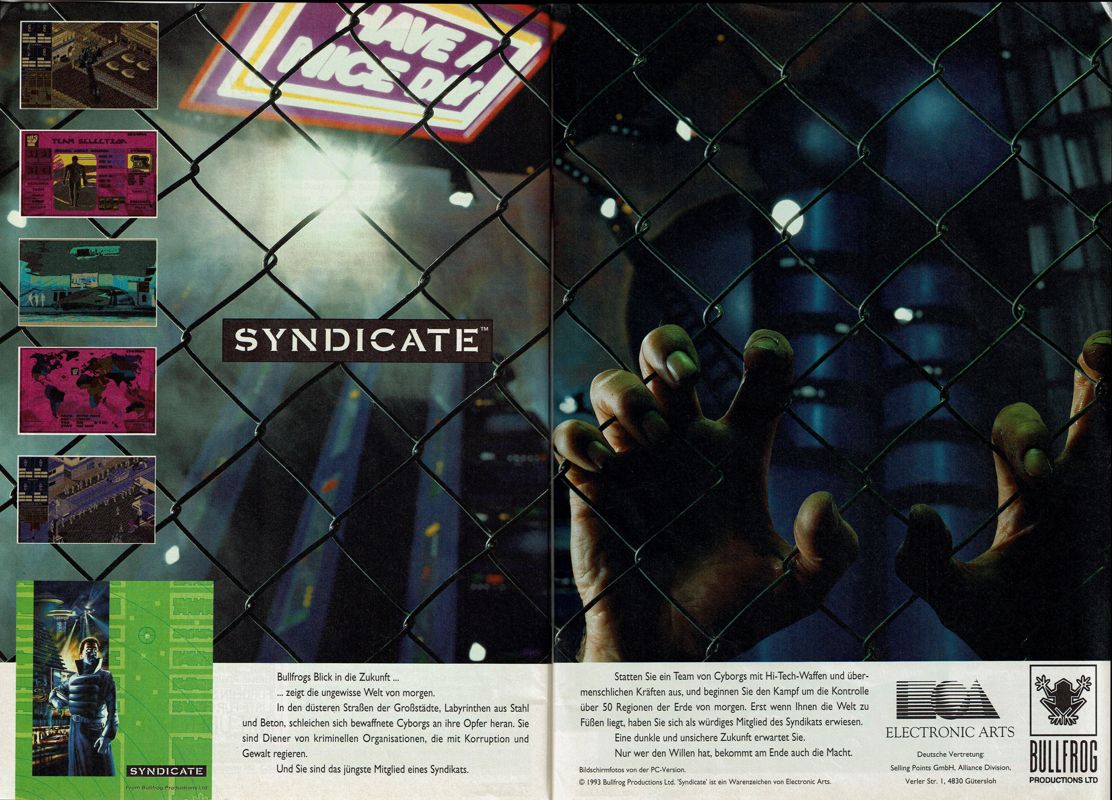 Syndicate Magazine Advertisement (Magazine Advertisements): Power Play (Germany), Issue 07/1993