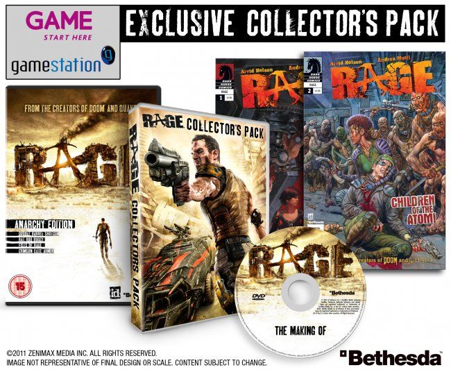 Rage Other (Rage Collector's Edition (2011)): GAME UK advertisement/cover art