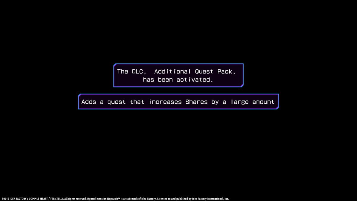 Hyperdimension Neptunia Re;Birth3 V Generation: Shares Quests Screenshot (Steam)