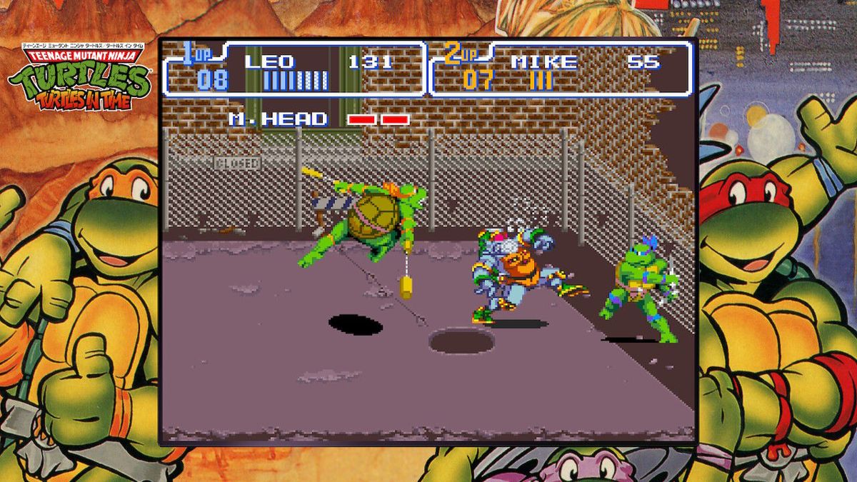 Teenage Mutant Ninja Turtles: The Cowabunga Collection Screenshot (Nintendo.co.jp)