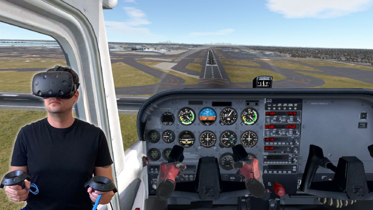 VR Flight Simulator: York - Cessna official promotional image - MobyGames