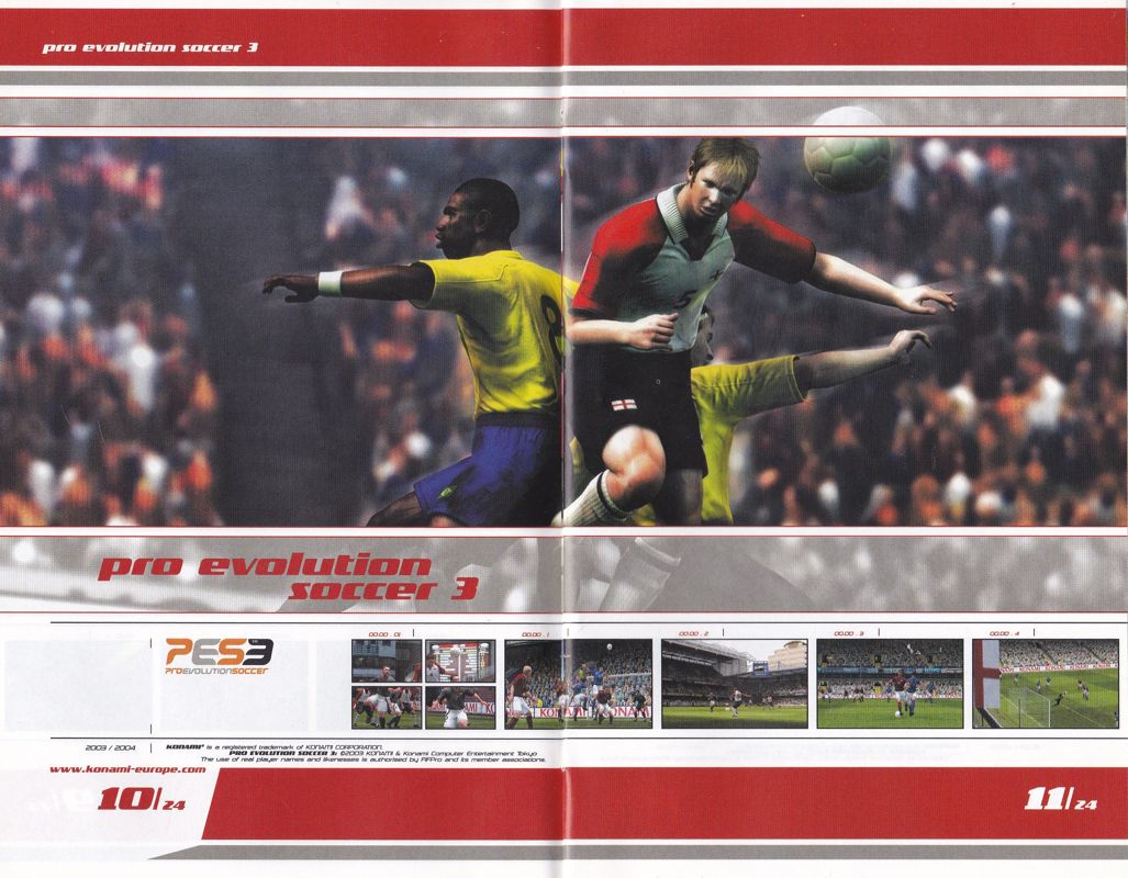 World Soccer: Winning Eleven 7 International Catalogue (Catalogue Advertisements): Konami PS2 catalogue 2003/04