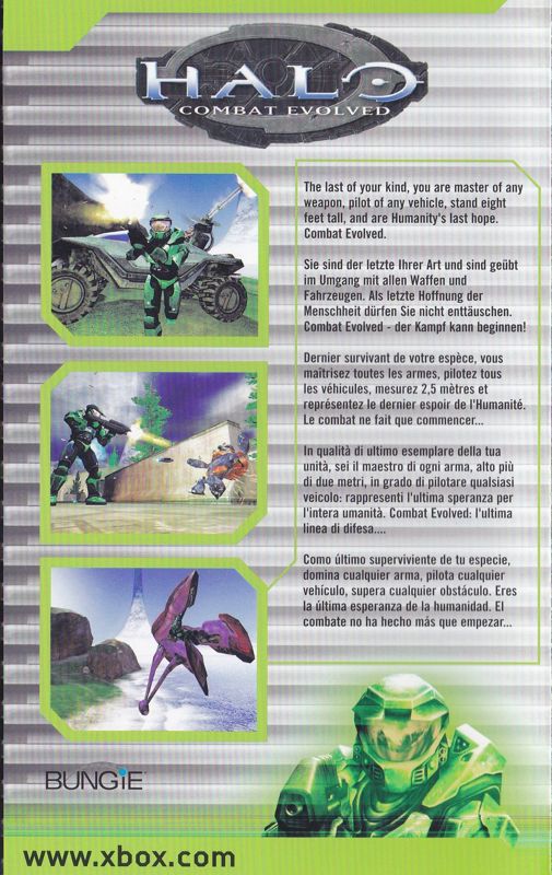 Halo: Combat Evolved Catalogue (Catalogue Advertisements): Foldout catalogue found in the keep case of the UK release of Fusion Frenzy