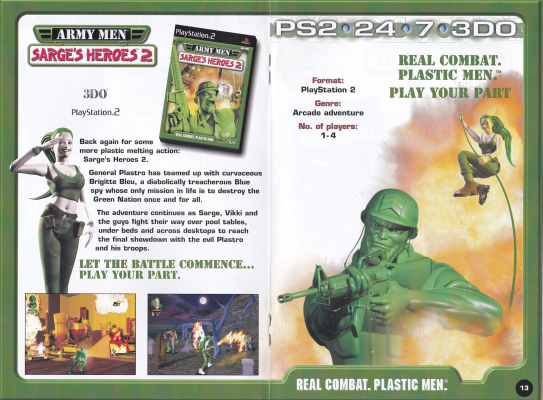 Army Men: Sarge's Heroes Catalogue (Catalogue Advertisements): 3DO Game Catalogue (2001)