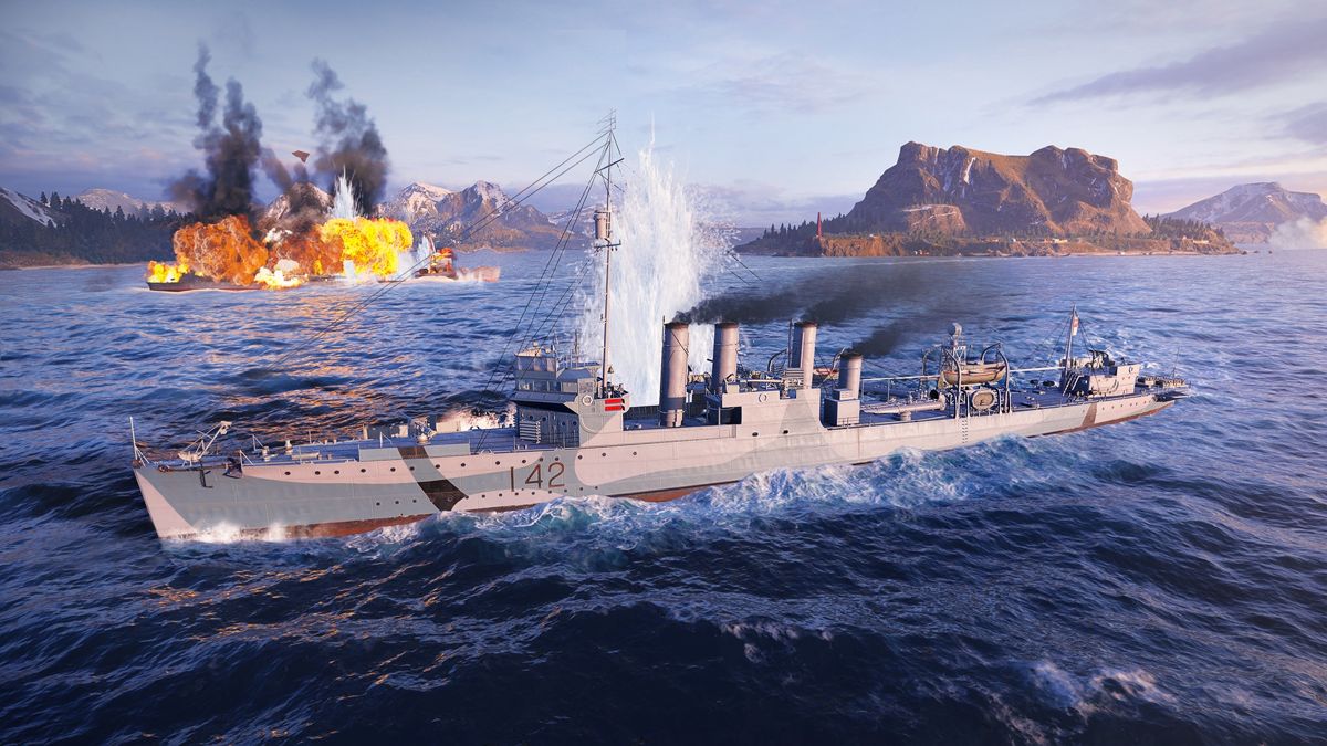 World of Warships: Legends - Navy Warrior Edition Screenshot (PlayStation Store)