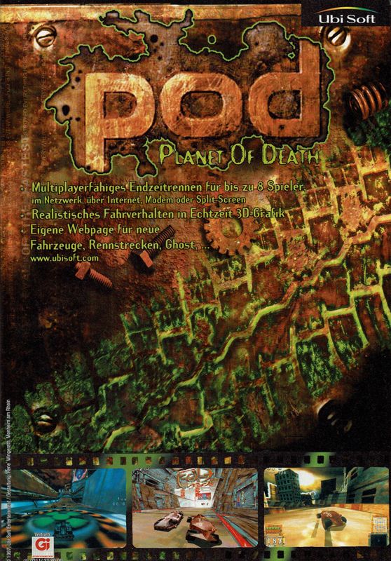 POD Magazine Advertisement (Magazine Advertisements): PC Player (Germany), Issue 03/1997