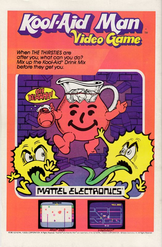 Kool-Aid Man Magazine Advertisement (Magazine Advertisements): Sword of the Atom (DC, United States) Issue #4 (December 1983) Back cover