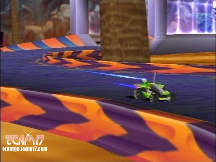 Stunt GP Screenshot (Official Stunt GP Website. PlayStation 2 Promo 2001)