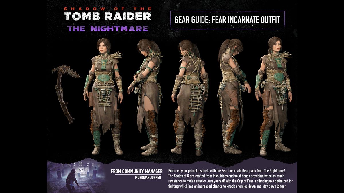 Shadow of the Tomb Raider: Fear Incarnate Gear Screenshot (Steam)
