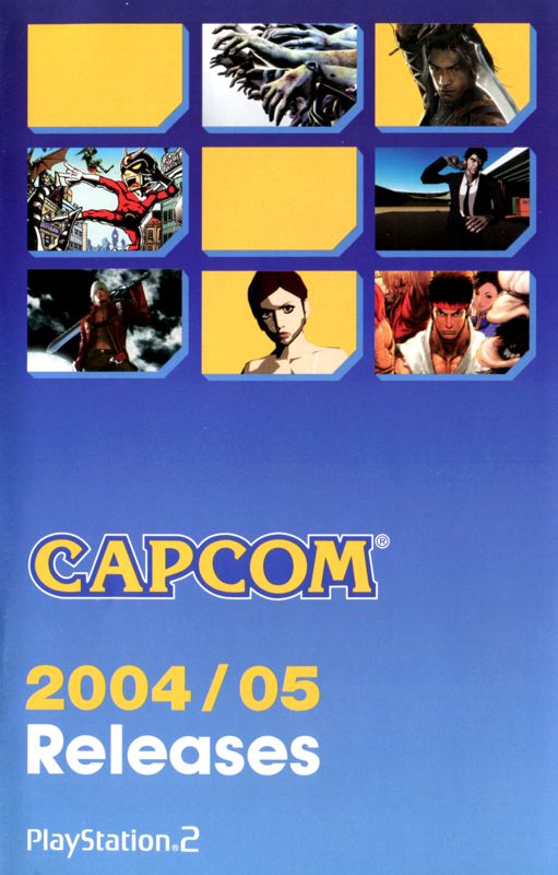 Hyper Street Fighter II: The Anniversary Edition Catalogue (Catalogue Advertisements): Capcom 2004/05 Releases (CROSS-SELL06_04) Front Page