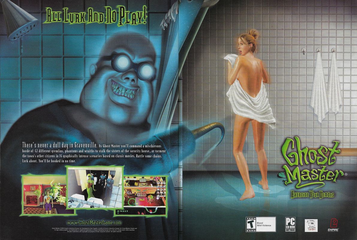 Ghost Master Magazine Advertisement (Magazine Advertisements): PC Gamer (United States), Issue 116 (November 2003)