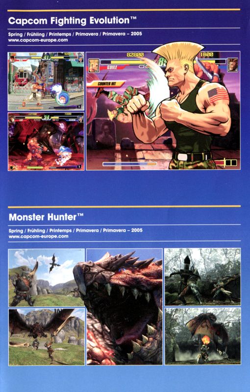 Monster Hunter Catalogue (Catalogue Advertisements): Capcom 2004/05 Releases (CROSS-SELL06_04)