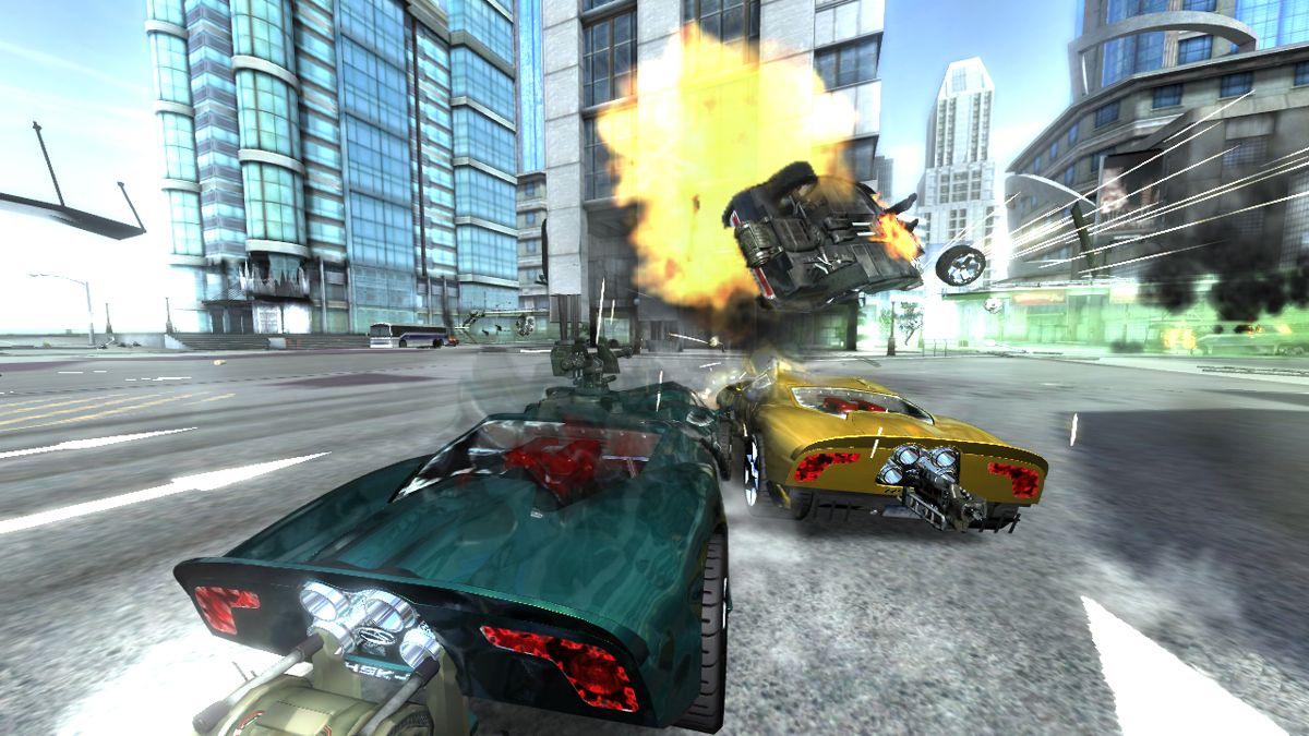 Full Auto 2: Battlelines Screenshot (Sega GC 2006 EPK): Explosive impact