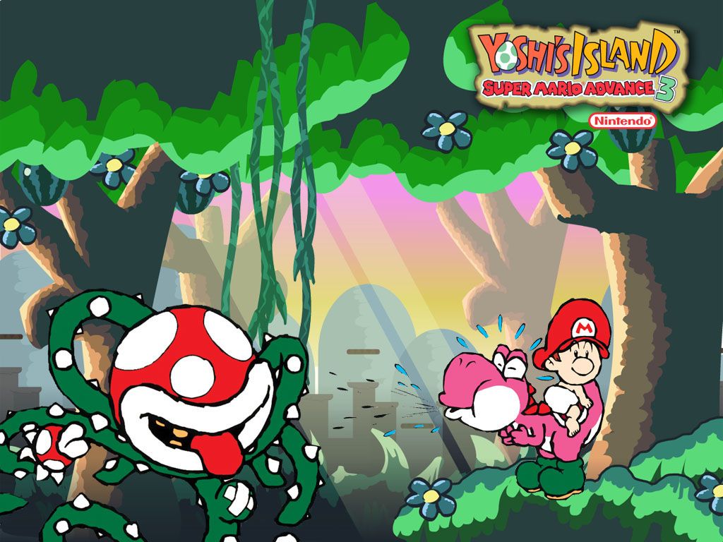 Yoshi S Island Super Mario Advance Official Promotional Image