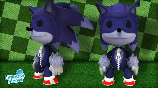 LittleBigPlanet: Sonic the Hedgehog - Werehog Costume Screenshot (PlayStation Store)