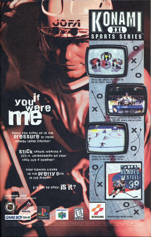 NHL Blades of Steel '99 Magazine Advertisement (Magazine Advertisements): Nightwing (DC Comics, United States) #31 (May 1999)