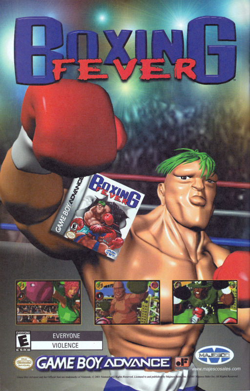 Boxing Fever Magazine Advertisement (Magazine Advertisements): Nightwing (DC Comics, United States) #62 (December 2001)
