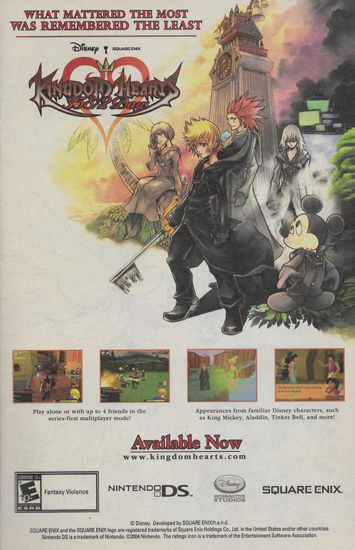 Kingdom Hearts: 358/2 Days official promotional image - MobyGames
