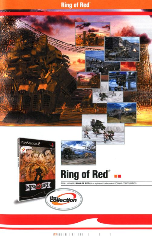 Ring of Red Catalogue (Catalogue Advertisements): Konami of Europe (376759DMC) Page 21