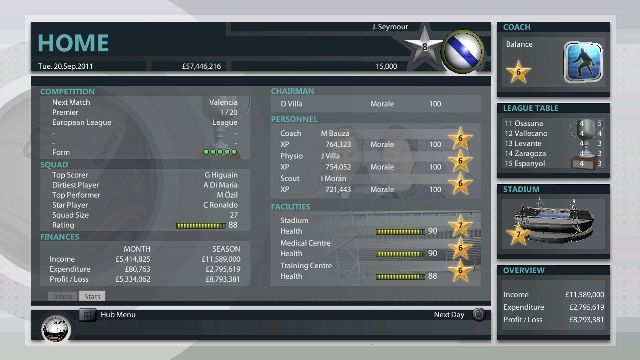 Premier Manager 2012 Screenshot (PlayStation Store)