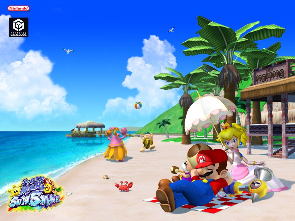 Super Mario Sunshine Wallpaper (Official website (Nintendo of America))