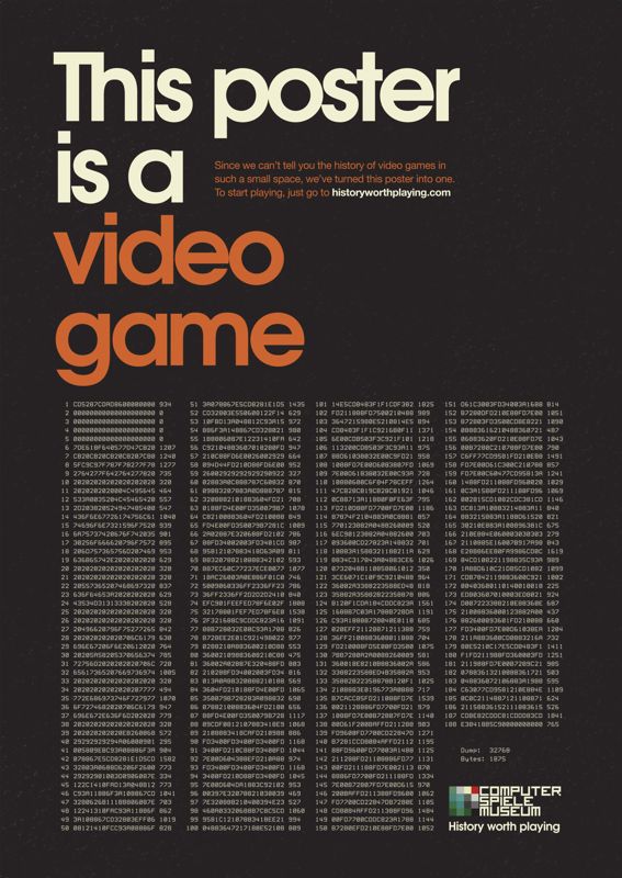 Radio Game Other (Ads of the World): poster and source code