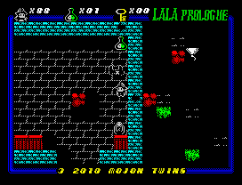 Lala: Prologue Screenshot (The Mojon Twins product page (ZX Spectrum version))