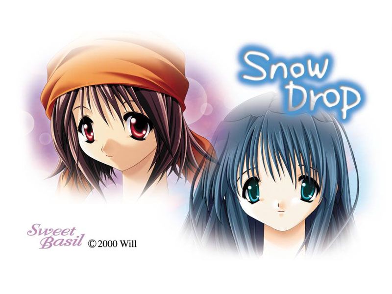 Snow Drop Wallpaper (Publisher's website, 2002): Kyoka-chan & Shizuka-chan